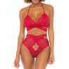 Oh Là Là Chéri Ensemble Charlena 2 Pièces Rouge